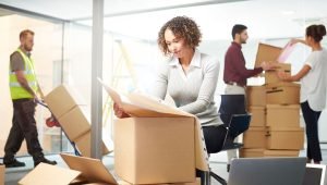 Büroreinigung beim Auszug